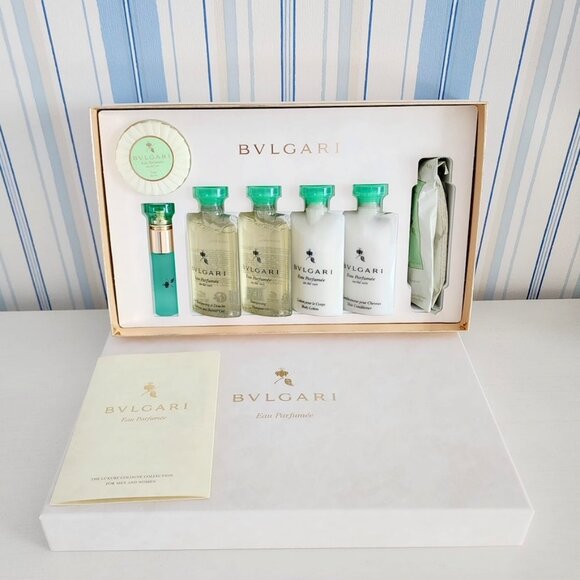 Bvlgari 8 pcs Gift Set Eau Parfumee au the Vert  NEW - Picture 3 of 5